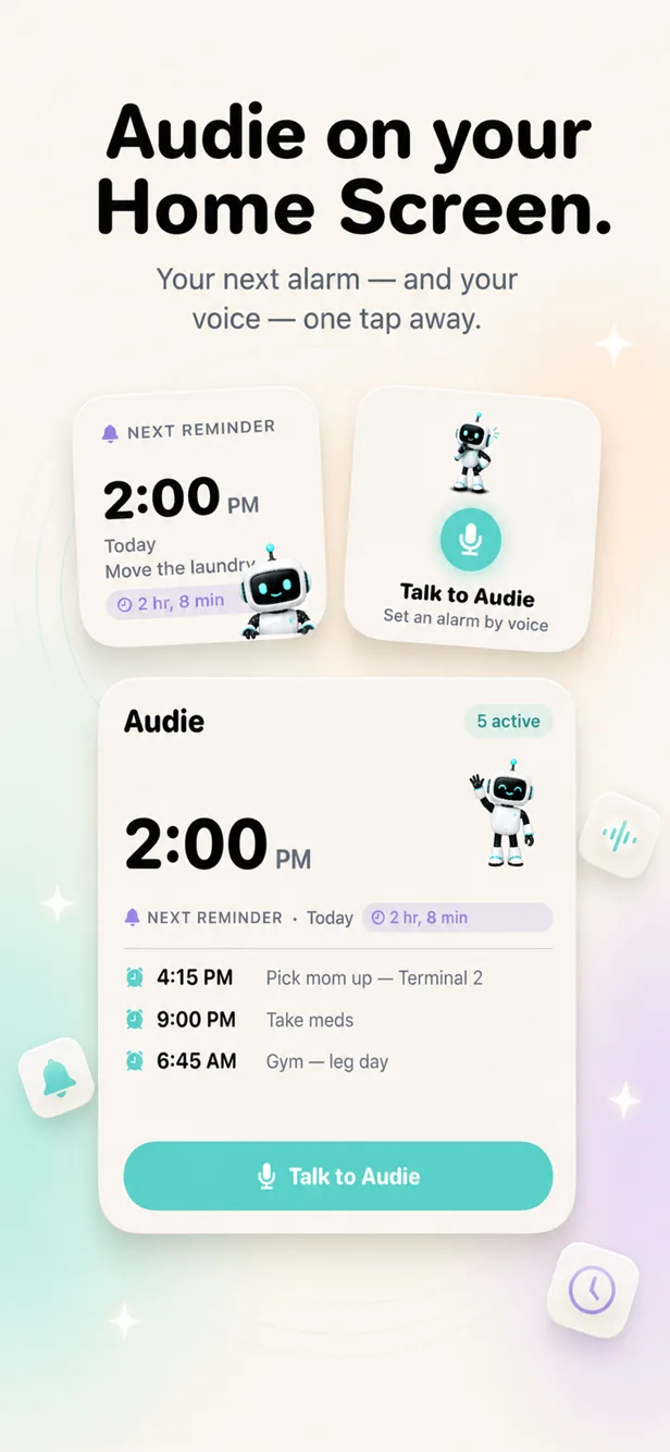 Audie: AI Voice Alarm Clock
